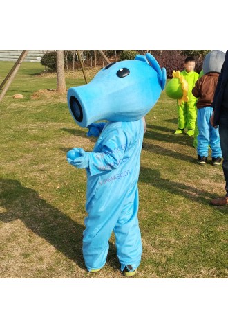 Pea Shooter Mascot Costume Fancy Dress Custom Cosplay Theme Mascotte Carnival Costumes Adults Kids Plant Vs Zombies Pea Shooter