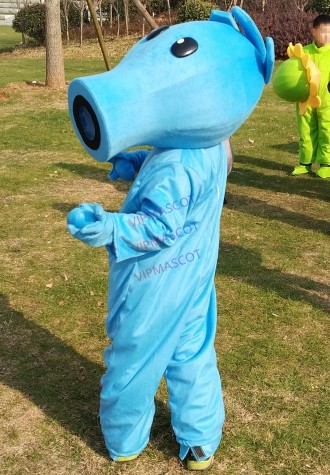 Pea Shooter Mascot Costume Fancy Dress Custom Cosplay Theme Mascotte Carnival Costumes Adults Kids Plant Vs Zombies Pea Shooter