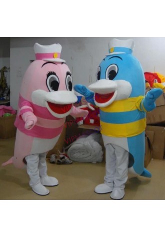 Sea Animal Outfit Lovely Dolphin Mascot Costume Party Costumes Fancy Dress Costumes