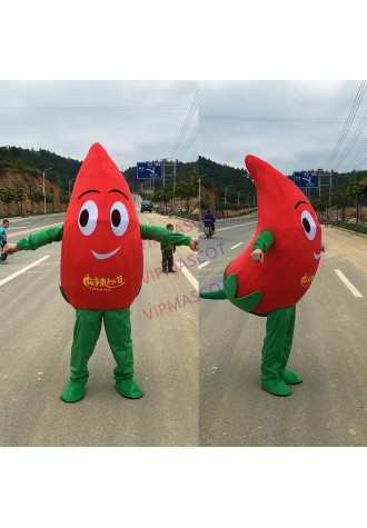 Vegetables Theme Anime Cosplay Costumes Red Pepper Mascot Costume Halloween Carnival Fancy Dress Walking Clothes Adult Size