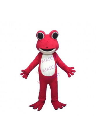 Red Frog Character Mascot Costume Cosplay Outfits Adult Size Cartoon Mascot costume For Carnival Festival Commercial Dress