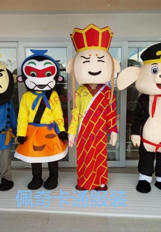 Journey to the West Mascot Costumes Cartoon Apparel costumes Cartoon Apparel costumes Halloween Birthday Party