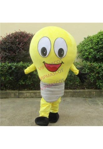Mascot Light Bulb Mascot Costume Cartoon Character Cosplay Carnival Costume Fancy Dress Mascotte Costumes