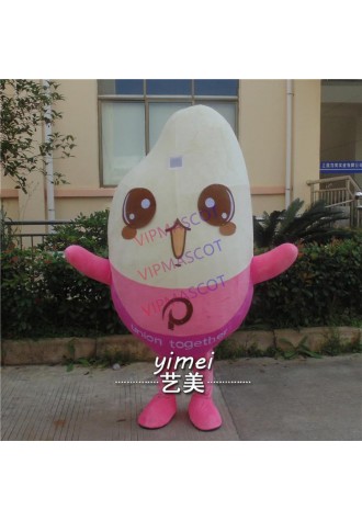 New Arrive New Food Is Rice Fancy Dress Mascot Costume Adult Character Cosplay Mascot Costume Halloween Party Dress