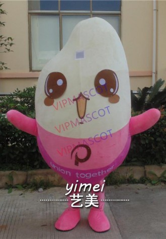 New Arrive New Food Is Rice Fancy Dress Mascot Costume Adult Character Cosplay Mascot Costume Halloween Party Dress