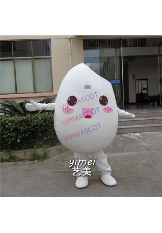 New Arrive New Food Is Rice Fancy Dress Mascot Costume Adult Character Cosplay Mascot Costume Halloween Party Dress