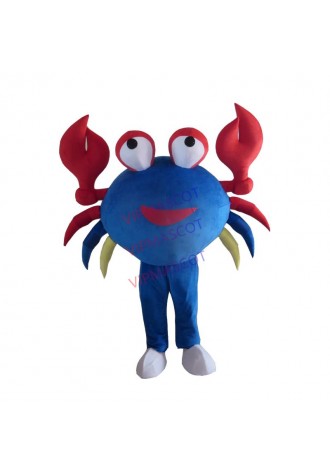 Blue Big Crab Character Mascot Costume Cosplay Outfits Adult Size Cartoon Mascot costume For Carnival Festival Commercial Dress
