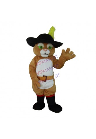 Puss in Boots PUSS Cat Costume Cosplay Outfits Adult Size Cartoon Mascot costume For Carnival Festival Commercial Dress