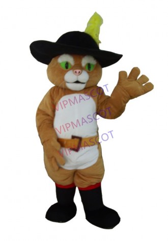 Puss in Boots PUSS Cat Costume Cosplay Outfits Adult Size Cartoon Mascot costume For Carnival Festival Commercial Dress