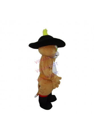 Puss in Boots PUSS Cat Costume Cosplay Outfits Adult Size Cartoon Mascot costume For Carnival Festival Commercial Dress