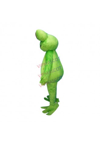 Green Frog Custom Mascot Costume Adult Size Animal Cosplay Costume With Fan Inside Head For Commercial Advertising promotion