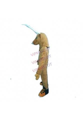Deer Custom Mascot Costume Adult Cartoon Animal Cosplay Costume With Fan Inside Head For Commercial Advertising promotion