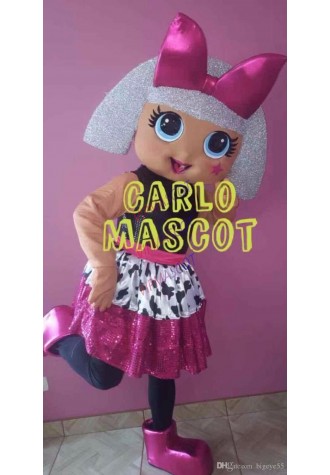 Hot sale Adult baby doll child mascot costume cartoon mascot suit custom mascot dress fancy dress costumes party costumes