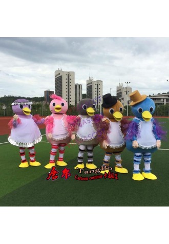 Duck Mascot Costume Cute Cartoon Cosplay Custom Duck Cosplay Outfits Adult Size Mascotte Christmas Party Suits
