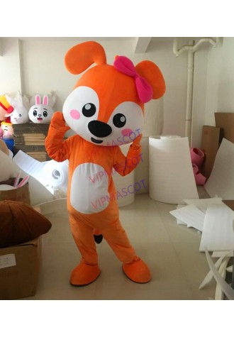 Dog Mascot Character Costume Dog Cosplay Outfits Adult Size Fancy Dress Suit Cartoon Mascot