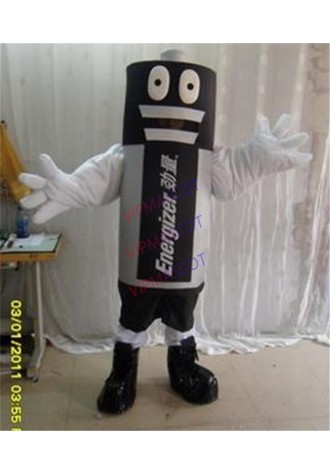 Hot Sale Battery Mascot Cute Character Adult Lovely Battery Mascot Costume Fancy Dress Halloween Party Costume