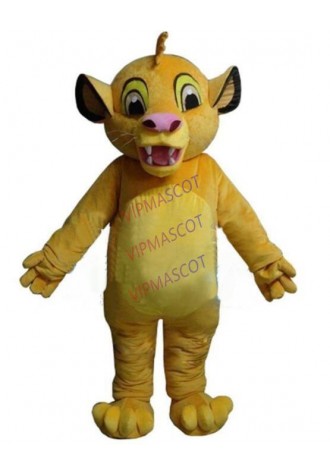 Masoct Lion King Simba Mascot Costume Cartoon fancy dress costume Anime Cosplay Kits for Halloween party event