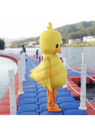 Hot Sale Yellow Duck Mascot Costume Cartoon Character Carnival Fancy Dress Outfit Adult Mascot Costume Xmas Gift