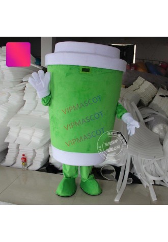 Beverage Cup Soft Drinks Mug  Mascot Costume Cartoon Character Mascot Adult Apparel 5 Color