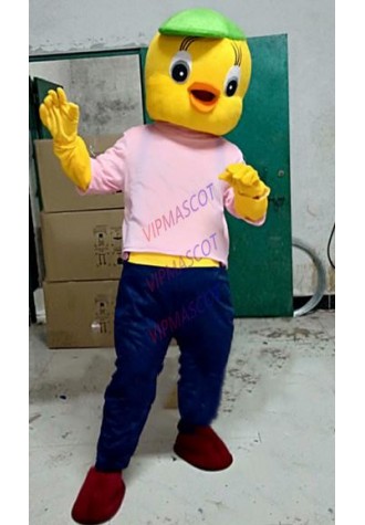 High Quality of The Yellow Duck Mascot Costume Adult Duck Mascot Stage Performance Halloween Carnival Dress Birthday Party Suit