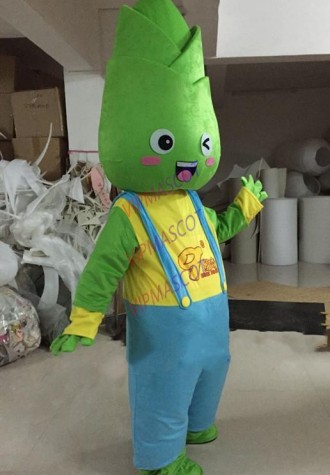 Banboo Bamboo Shoot Mascot Costume Adult Cartoon Apparel Birthday Party Masquerade Dress Wedding Marriage Halloween Costumes