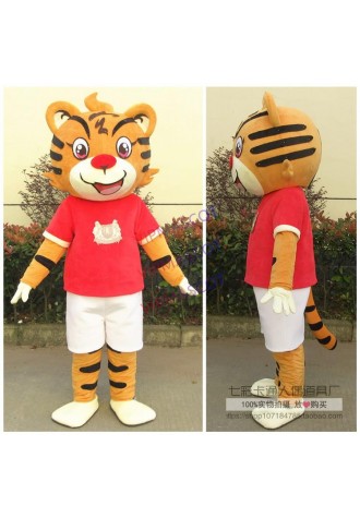 New Tigress Tiger Mascot Costume Animal Cartoon Character Mascot Costume Halloween Party Fancy Dress Carinval Outfit Adult Size