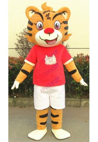 New Tigress Tiger Mascot Costume Animal Cartoon Character Mascot Costume Halloween Party Fancy Dress Carinval Outfit Adult Size