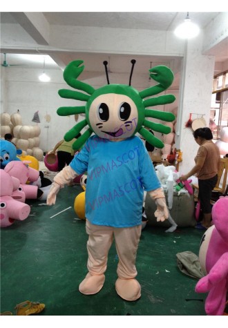 Red and Green Crab Mascot Cartoon Fancy Dress Suit Toy Story Character Cartoon birthday Halloween party performance props
