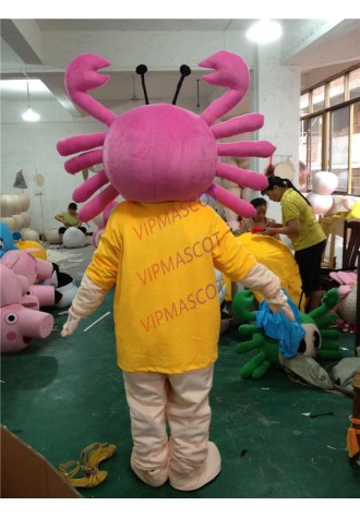 Red and Green Crab Mascot Cartoon Fancy Dress Suit Toy Story Character Cartoon birthday Halloween party performance props