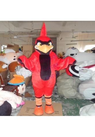 Red Falcon Mascot Costume Cartoon Character Eagle Bird Mascot Mascota Outfit Suit Fancy Dress Suit adult