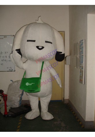 Dog Mascot Costume Halloween Mascot Costume Fancy Dress with helmet Birthday Performance Adult Outfit