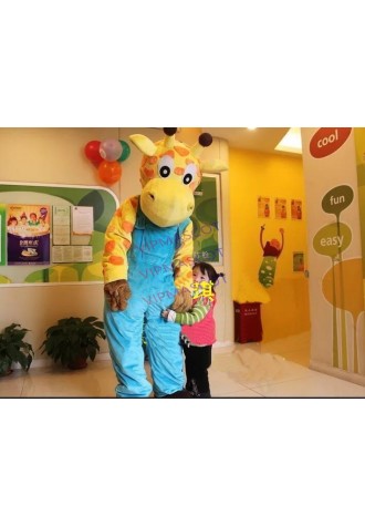 Giraffe Mascot Costume Character Cosplay Chase the mascot costume Halloween party costumes Carnival Fancy Dress