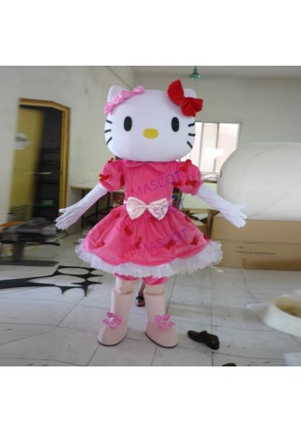 mascot costume cosplay for adult  KT cat fancy mascot costume