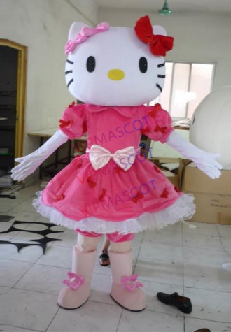 mascot costume cosplay for adult  KT cat fancy mascot costume