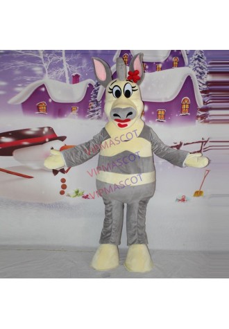 Madagascar Zebra Mascot Costume High quality adult size
