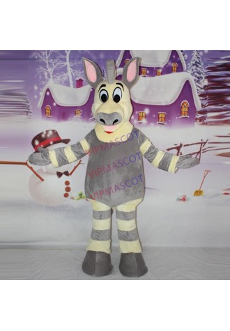 Madagascar Zebra Mascot Costume High quality adult size