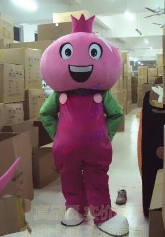 Pomegranate Mascot Costume Plant Cartoon Mascot Costume Activity Fruit Walking Props Doll Advertising Show
