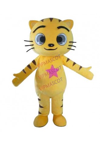 mascot yellow Kitten Kitty Catling Kitling Cat Mascot Costume Adult Size Little Cat Cosply Carnival Costume