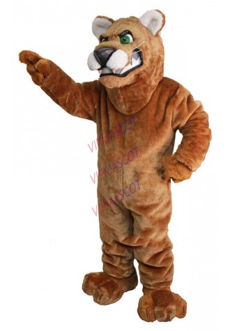 mascot carnival costume fancy Costume Fierce Leopard Panther Cougar Mascot Costume Mascotte Outfit Suit