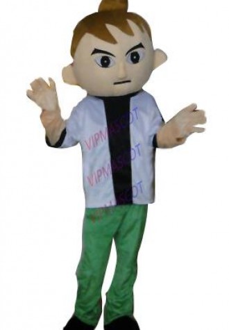 cosplay costumes Ben10 boy mascot costume adult size ben10 mascot costume free shipping
