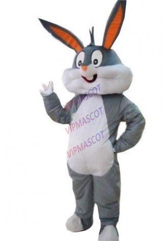 Christmas halloween Bugs Bunny Rabbit Adult Mascot Costume Fancy Outfit Cartoon Character Party Dress Free Shipping