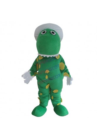 Green Dragon Dinosaur Mascot Costume Custom Cosplay Mascotte Theme Carnival Costume Kits for Halloween