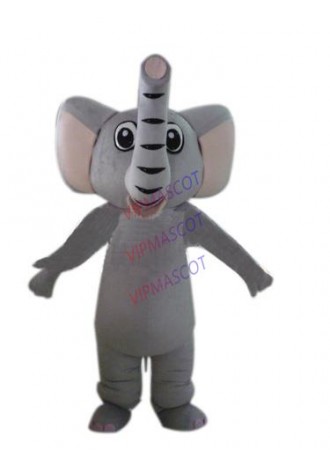 Hot sale Cute Adult cartoon character lovely big nose elephant Mascot Costume fancy dress party costumes adult size