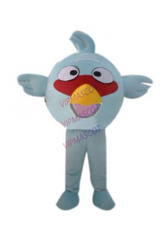 Hot sale Cute Cartoon Character Adult cute blue big bird Mascot Fancy Dress party Costume adult size