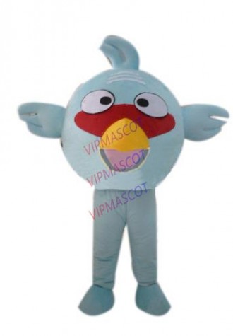 Hot sale Cute Cartoon Character Adult cute blue big bird Mascot Fancy Dress party Costume adult size