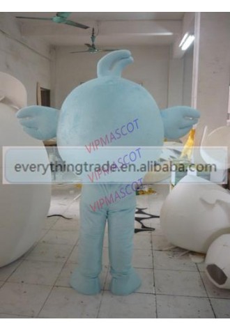 Hot sale Cute Cartoon Character Adult cute blue big bird Mascot Fancy Dress party Costume adult size
