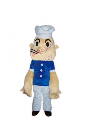 Hot selling Adult cute big cooker mascot fancy dress suit costumes cartoon party costumes