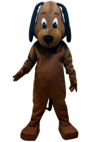 New arrival Cute Cartoon Character Adult Dog Brown Performance Mascot Costume Adult Size HOT SALE