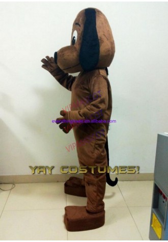 New arrival Cute Cartoon Character Adult Dog Brown Performance Mascot Costume Adult Size HOT SALE