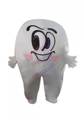 New arrival Cute Cartoon Character Adult lovely tooth Mascot Costume Fancy Dress Halloween party costume